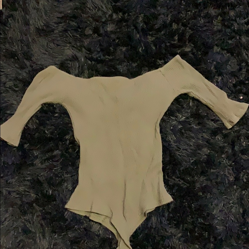 Off the shoulder bodysuit